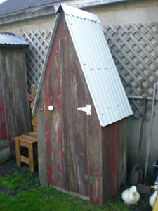 Garden Shed hand built from 10 year old barn wood